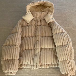 Moncler Daos puffer jacket (size 4 XL cream)